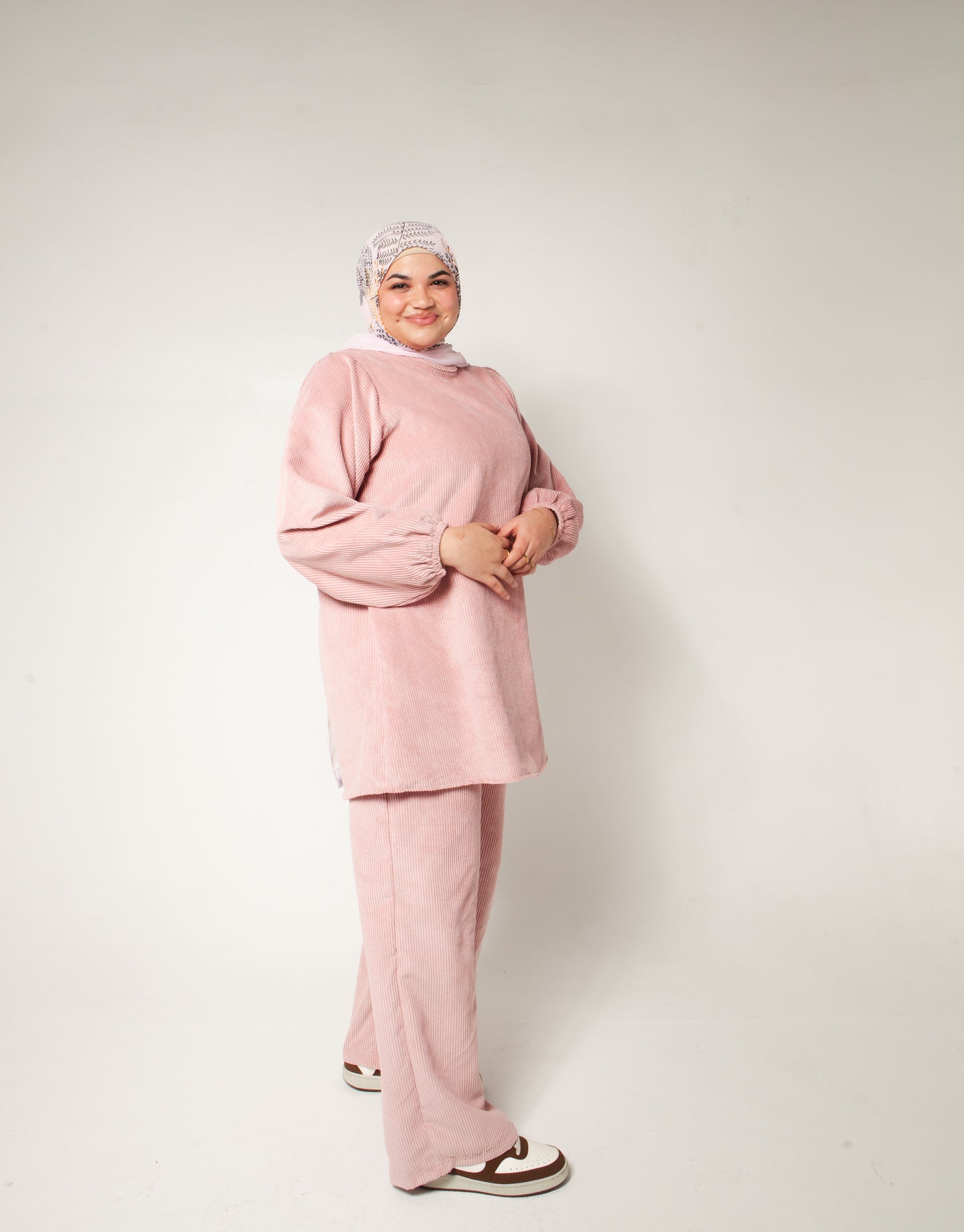 Pink Corduroy Set