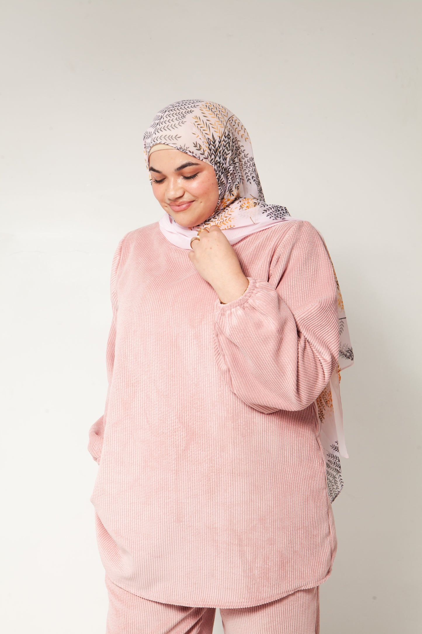 Pink Corduroy Set