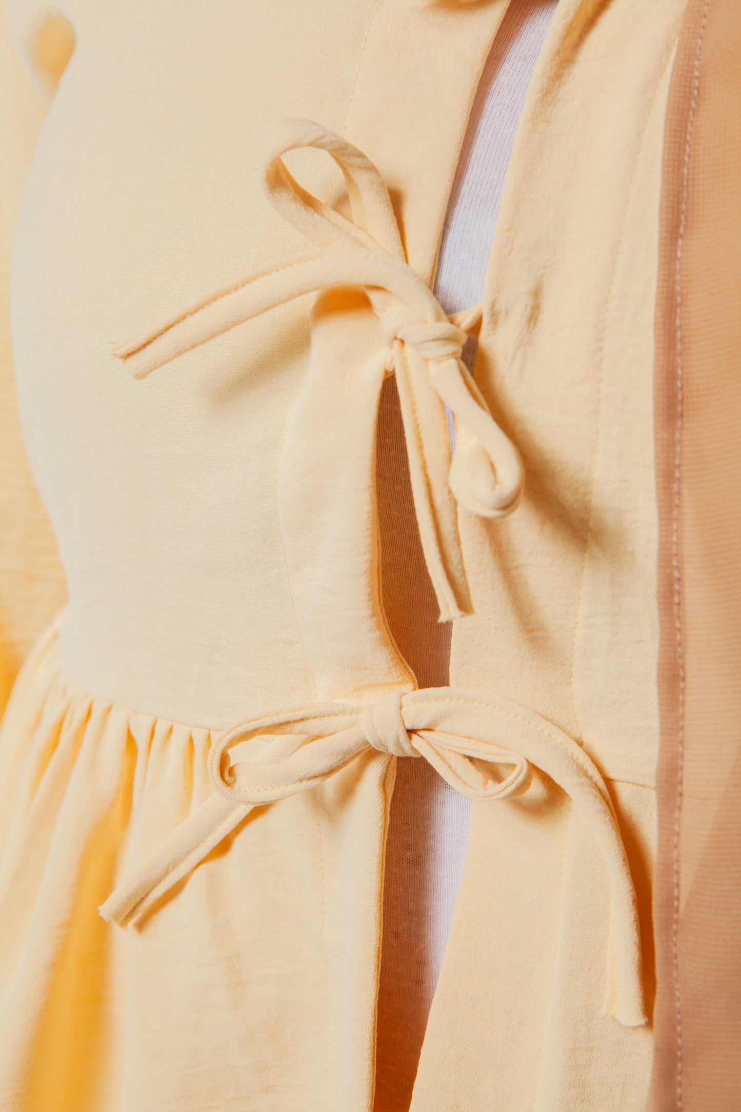 Yellow Bow Tie Set