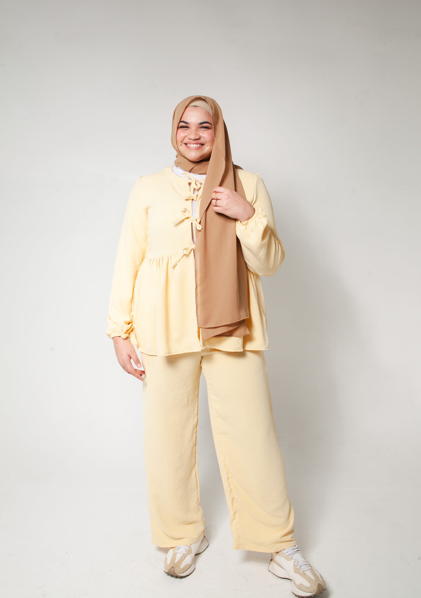 Yellow Bow Tie Set