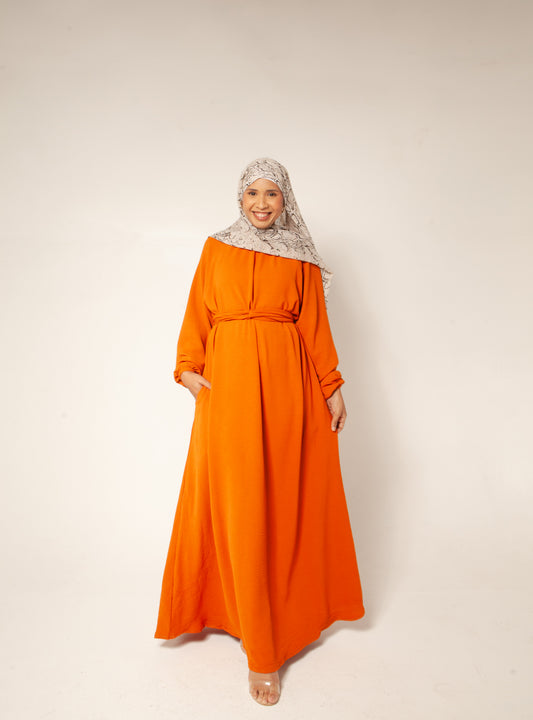 Orange dress