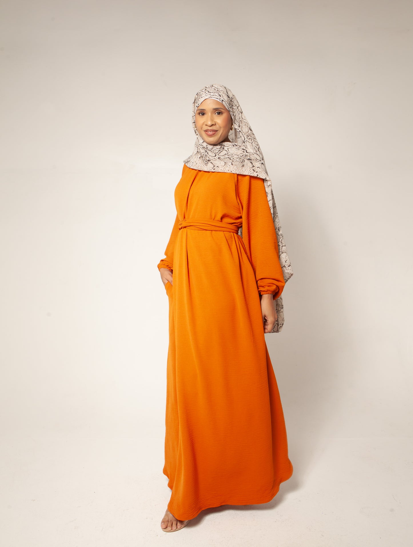 Orange dress