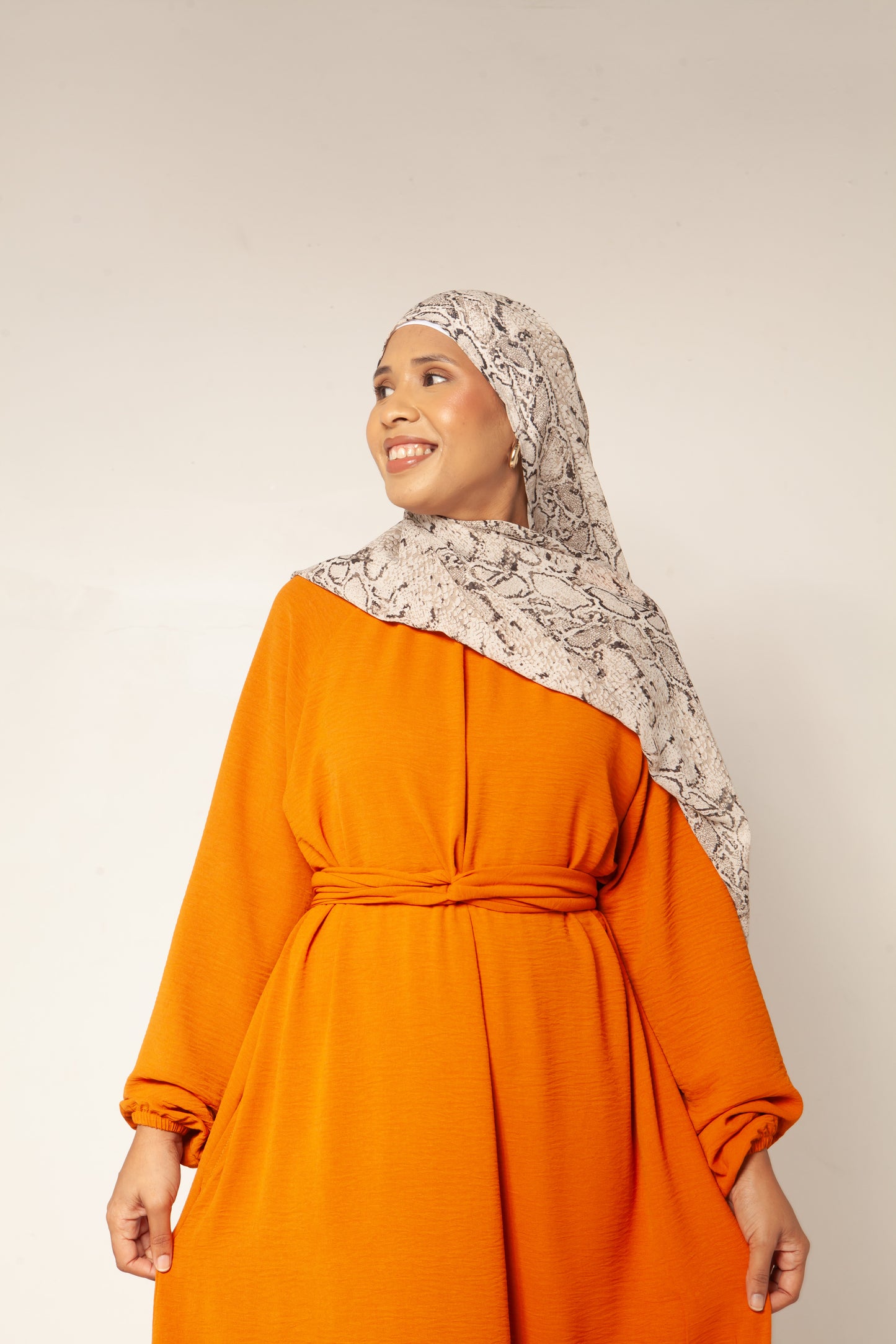 Orange dress