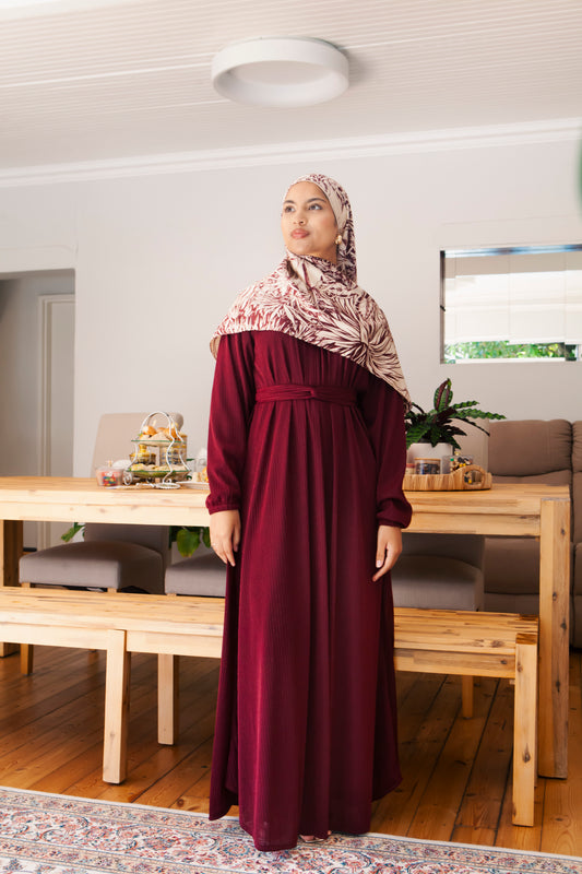 Amara Maroon Dress